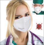 Augstākās kvalitātes profesionālās medicīniskās maskas-respiratori KN95 (FFP2) 